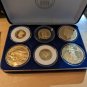 NATIONAL COLLECTOR'S MINT  24K GOLD PLATED  6 coin TRIBUTE PROOF COLLECTION