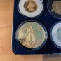 NATIONAL COLLECTOR'S MINTÂ 24K GOLD PLATED 6 coin TRIBUTE PROOF COLLECTION
