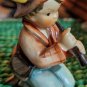 Vintage W Germany Goebel Hummel #214H Little Tooter Figurine 1968