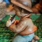 Vintage W Germany Goebel Hummel #214H Little Tooter Figurine 1968