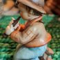 Vintage W Germany Goebel Hummel #214H Little Tooter Figurine 1968