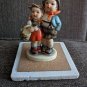Goebel Hummel Figurine “Surprise” #94 3/0 West Germany Girl w/ Basket & Boy  4”