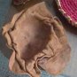 Native Haitian African Crafted Leather Face Mask Wall Handmade Genuine