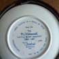 M J Hummel - Goebel Mini Collecor Plate in Wood Frame 1984 Little Music Maker