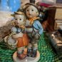 Goebel Hummel Figurine &acirc;��Surprise&acirc;�� #94 3/0 West Germany Girl w/ Basket & Boy  6&acirc;��