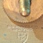 Vintage US ARMY OFFICER CAP BADGE PIN STAMPED Gold Tone E Pluribus Unum