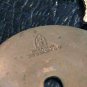Vintage US ARMY OFFICER CAP BADGE PIN STAMPED Gold Tone E Pluribus Unum