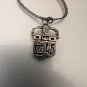 Vintage CLS 925 Sterling Silver Liberty HS Pendant Necklace 18" Chain Italy