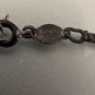 Vintage CLS 925 Sterling Silver Liberty HS Pendant Necklace 18" Chain Italy