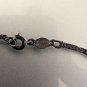 Vintage CLS 925 Sterling Silver Liberty HS Pendant Necklace 18" Chain Italy