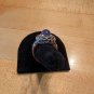 Victoria Wieck Ring Iolite Cabochon White Topaz Sterling Silver Gold Vermeil sz8