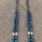 Santo Domingo Pueblo Navajo Inlay Coral Shell Turquoise Kachina 2 Layer Necklace