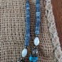 Santo Domingo Pueblo Navajo Inlay Coral Shell Turquoise Kachina 2 Layer Necklace
