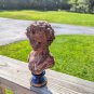 Vintage 1950s Plaster Lady Bust 9"