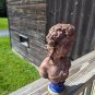 Vintage 1950s Plaster Lady Bust 9"