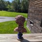 Vintage 1950s Plaster Lady Bust 9"