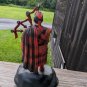 Scottish Piper Figurine About 8.5" Tall 4" Wide
