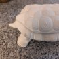 Arnels All White Turtle Jewelry Larg Trinket box Mold Aprox 6" By 3.5"
