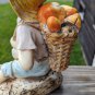 Large Tiered Daydreaming Innocent Young Homco Boy Sitting Down On Rock Figurine