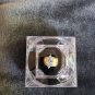Solitaire 1 Ct Marquis Shaped CZ Yellow 925 Sterling Silver Ring Size 6 In Box