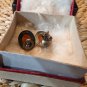 Vntg Ditta Giovanni Apa Italy Hand Carved Cameo 925  Earrings In Original Box