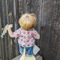 Vintage 1992 Danbury Mint Porcelain Doll Andy Little Fisherman By Elke Hutchens