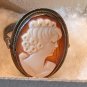 Vintage Ditto Giovanni Apa 925 Sterling Silver Cameo Ring Size 7 In Original Box