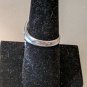 ESTATE PURCHASED .925 STERLING SILVER FANCY BLUE RIVER RHINESTONE RING SIZE 7