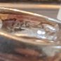 ESTATE PURCHASED .925 STERLING SILVER FANCY BLUE RIVER RHINESTONE RING SIZE 7