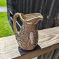OLD STAFFORD Crownford Giftware Ceramic Pitcher Embossed Cornstalks Farmhouse