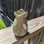 OLD STAFFORD Crownford Giftware Ceramic Pitcher Embossed Cornstalks Farmhouse