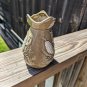 OLD STAFFORD Crownford Giftware Ceramic Pitcher Embossed Cornstalks Farmhouse