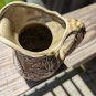 OLD STAFFORD Crownford Giftware Ceramic Pitcher Embossed Cornstalks Farmhouse