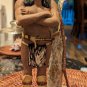 Vintage 12" Native American Indian Warrior Ceramic Figurine Signed LRose 1993