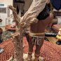 Vintage 12" Native American Indian Warrior Ceramic Figurine Signed LRose 1993