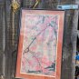 Framed And Glassed Maple Tree and Small Birds, Colorful Realm Ito Jakuchu Print