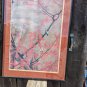 Framed And Glassed Maple Tree and Small Birds, Colorful Realm Ito Jakuchu Print