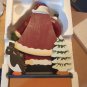 Avon Old St Nick Music Box 12 Days of Christmas 2005 IOB Animated