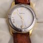 Vintage Sabona Two Tone Men's Watch with Golf Club Hands And Invisible Secs Hand