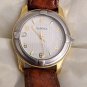 Vintage Sabona Two Tone Men's Watch with Golf Club Hands And Invisible Secs Hand
