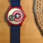 Huge Marvel Accutime Single Watch Avengers Captain America AVG1520KM Working
