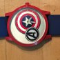 Huge Marvel Accutime Single Watch Avengers Captain America AVG1520KM Working