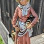 Vintage Homco Elderly Women 10" Ceramic Figurine