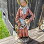 Vintage Homco Elderly Women 10" Ceramic Figurine