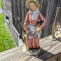 Vintage Homco Elderly Women 10" Ceramic Figurine