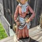 Vintage Homco Elderly Women 10" Ceramic Figurine