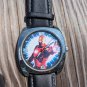 Marvel Iron Man Watch - Black Leather Strap IRN2065