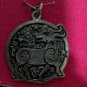 Vintage Marked Sterling Silver Celtic Birth Charm Pendant