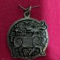 Vintage Marked Sterling Silver Celtic Birth Charm Pendant