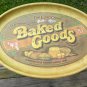 Vintage "The Lovin' Oven" Old Fashioned Baked Goods Metal Serving Tray Pentron